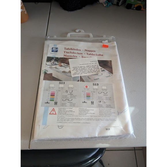 Vervaco Verachtert N.V. Tablecloth for Embroidery 52x64" New - Picture 1 of 5